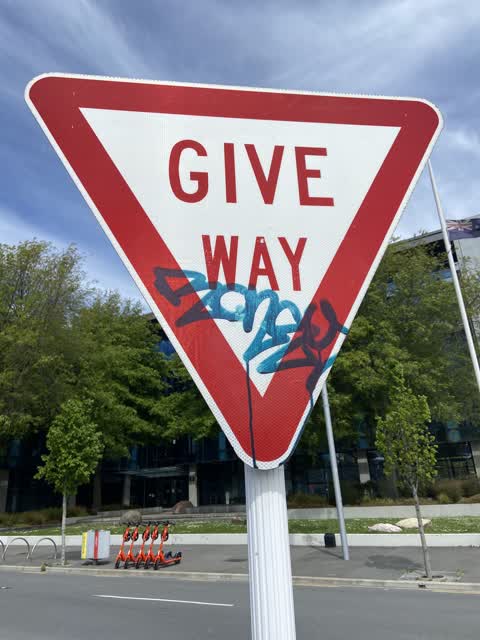 Graffiti, a report photo