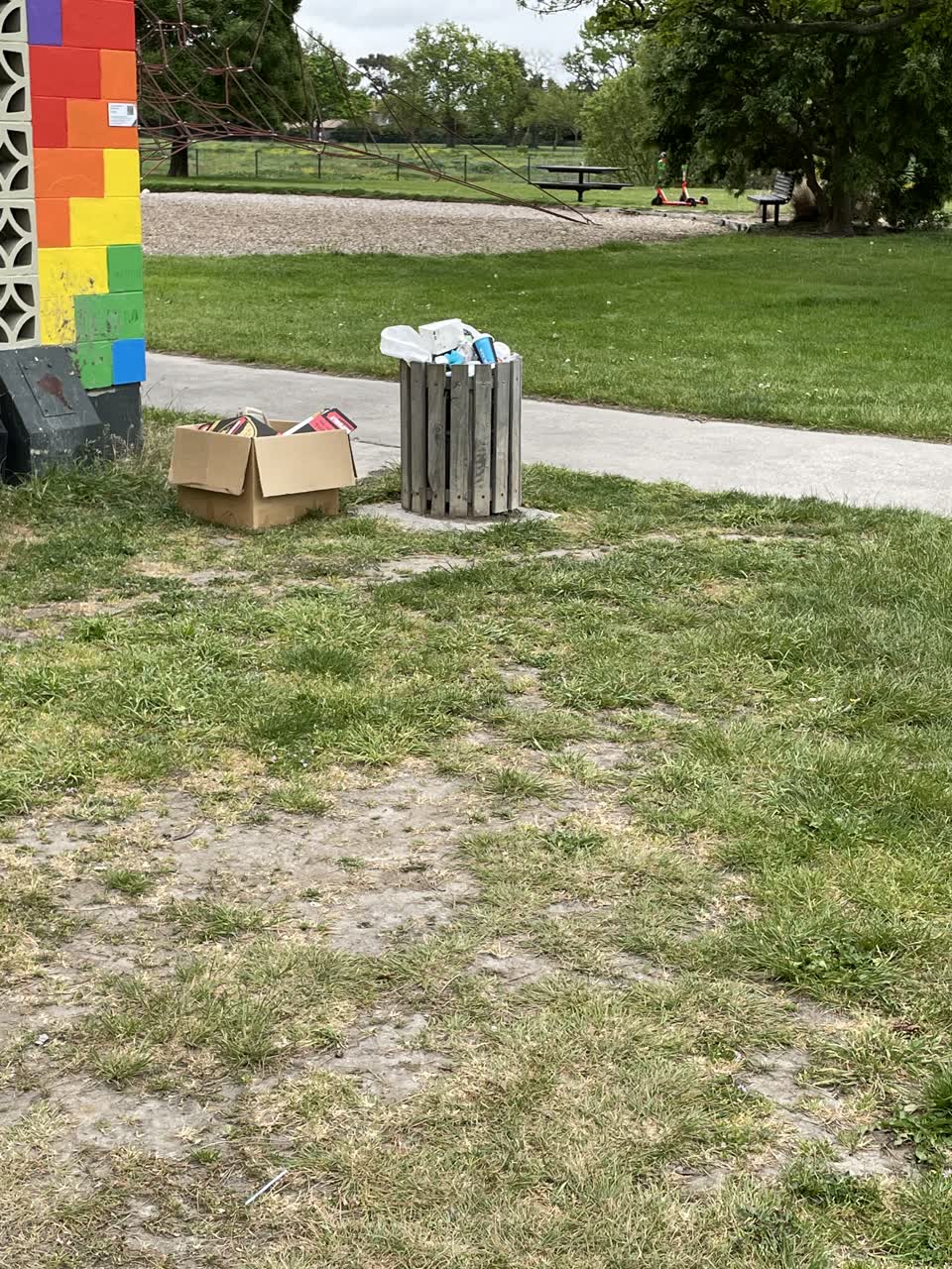 The photograph attached to this parks report