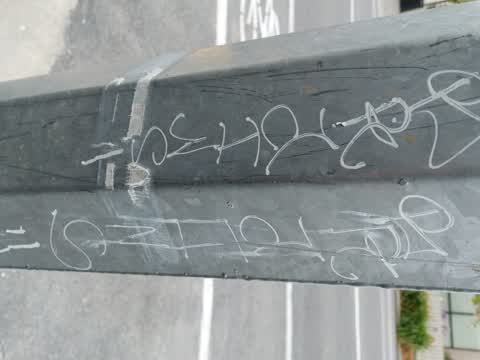 Graffiti, a report photo