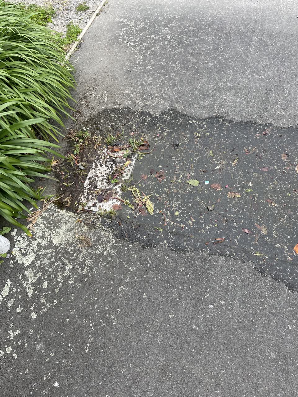 The photograph attached to this water leak report