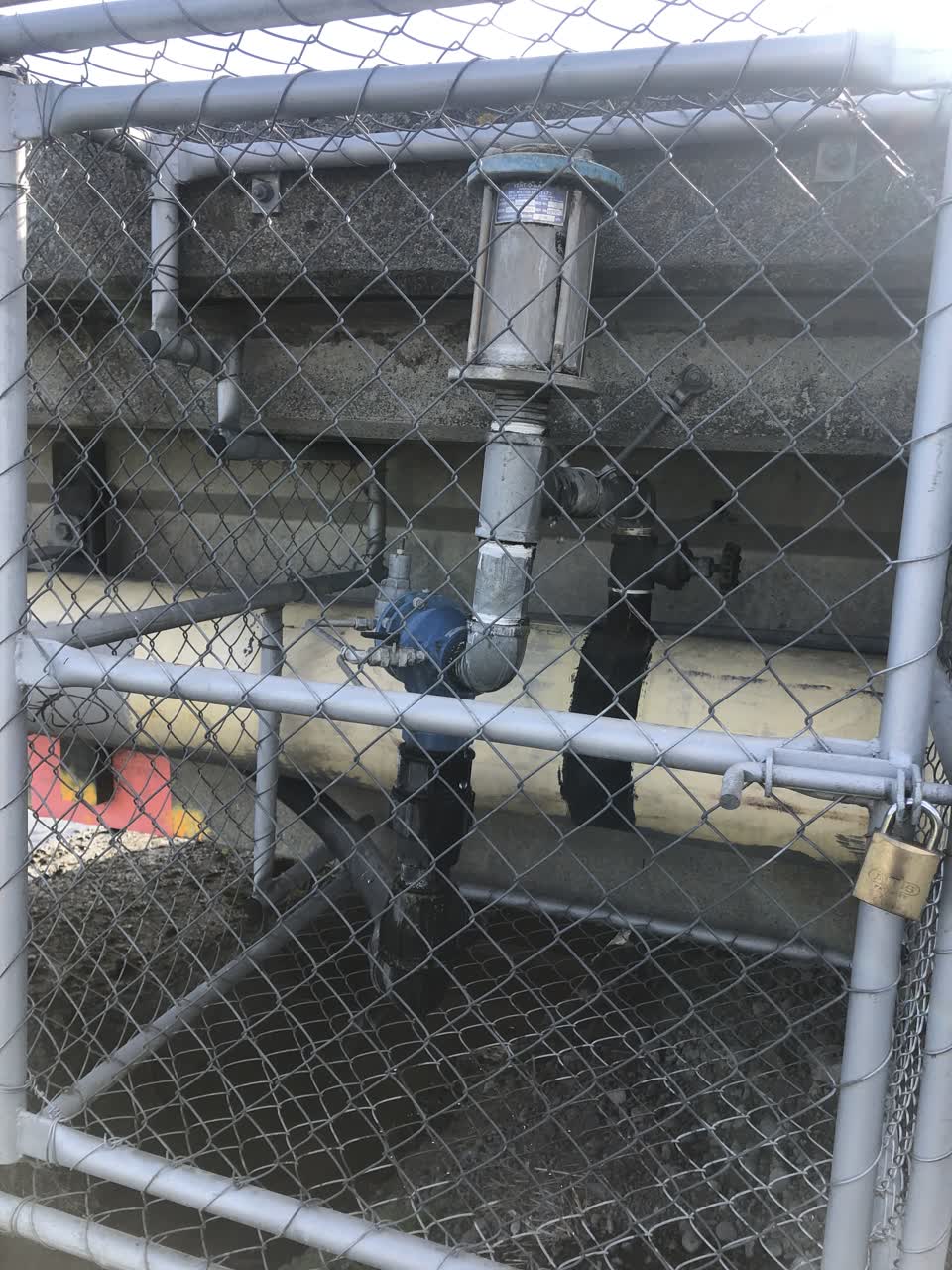 The photograph attached to this water leak report