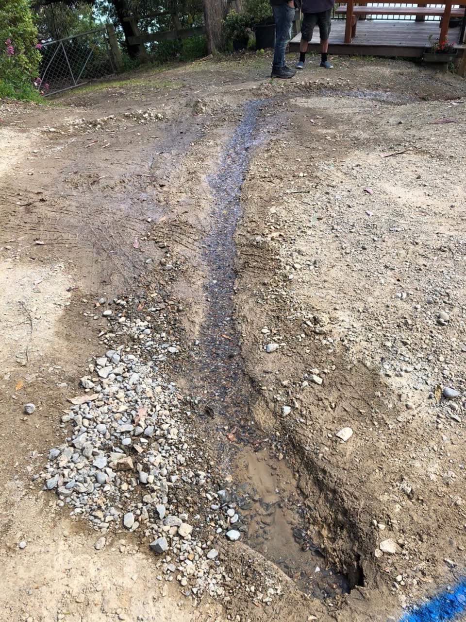 The photograph attached to this water supply report