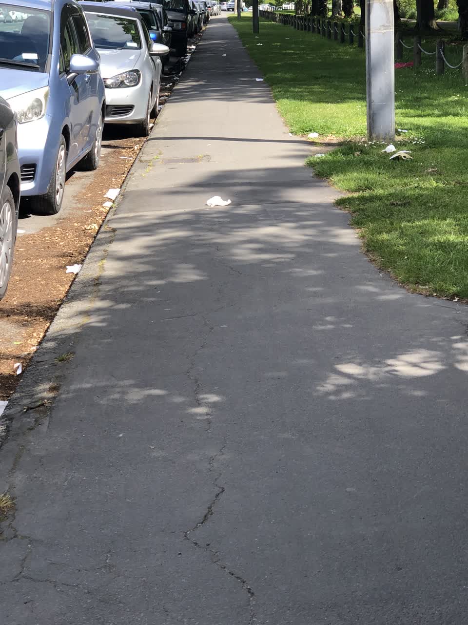 The photograph attached to this rubbish/recycling report