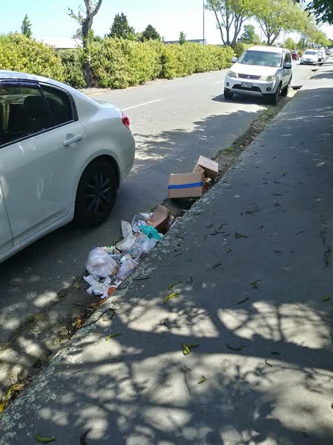Rubbish/Recycling, a report photo