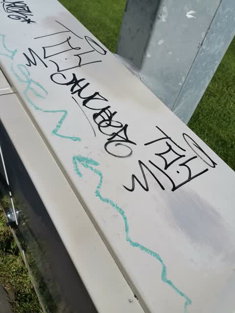 Graffiti, a report photo