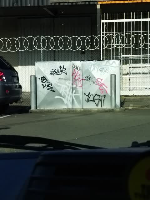 Graffiti, a report photo