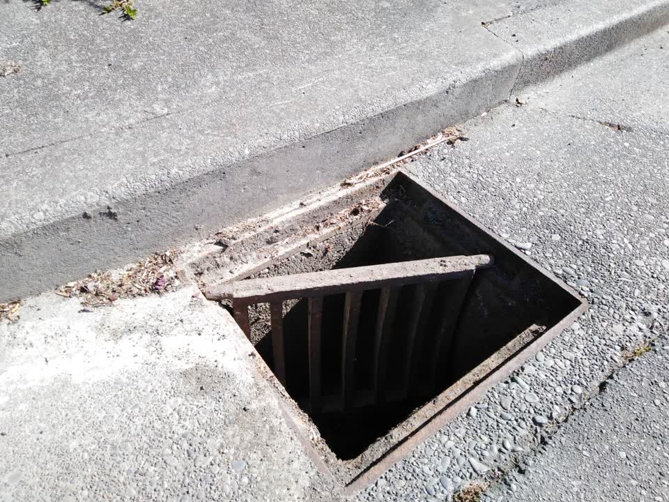 The photograph attached to this wastewater/stormwater report