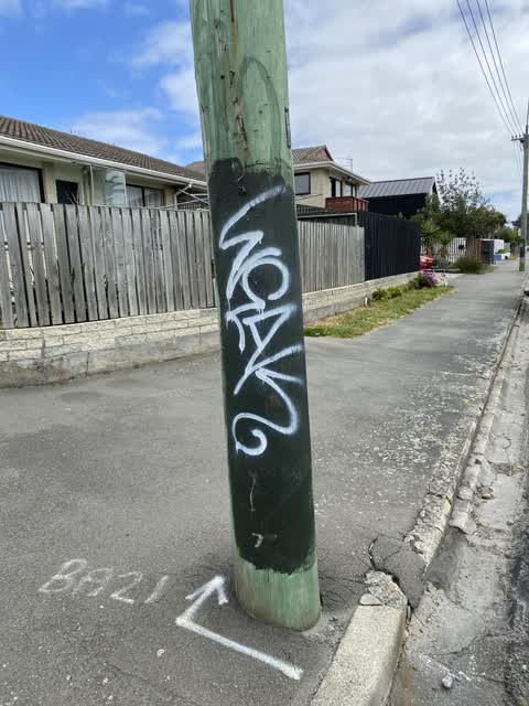 Graffiti, a report photo