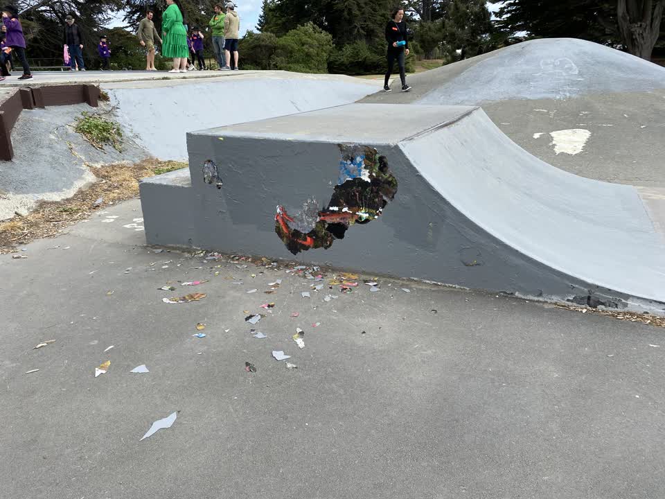 The photograph attached to this parks report