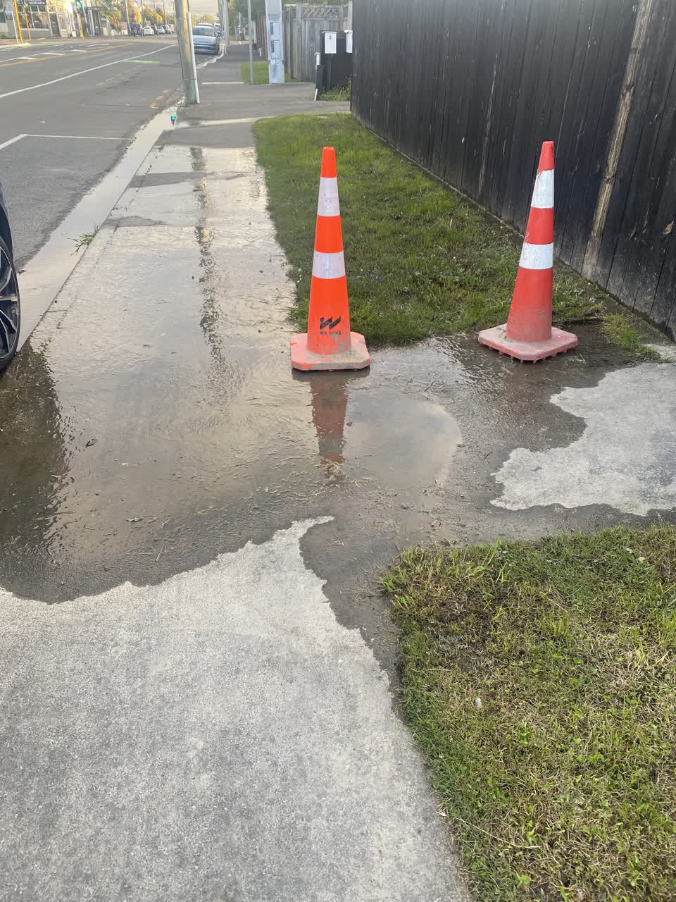 The photograph attached to this water supply report