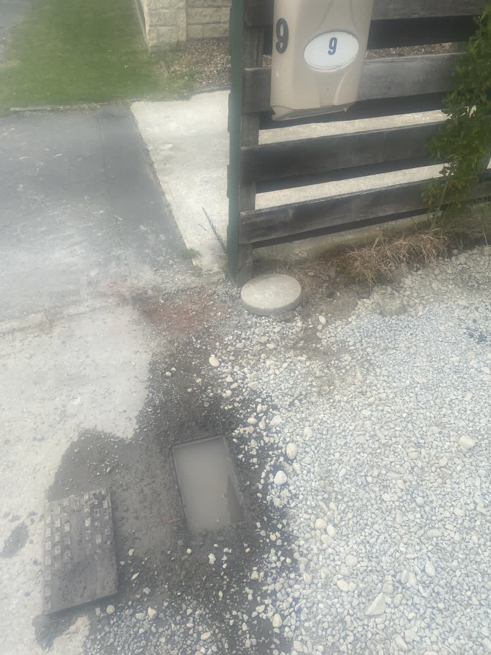 The photograph attached to this water supply report