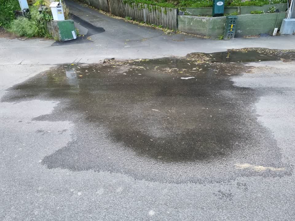 The photograph attached to this water supply report