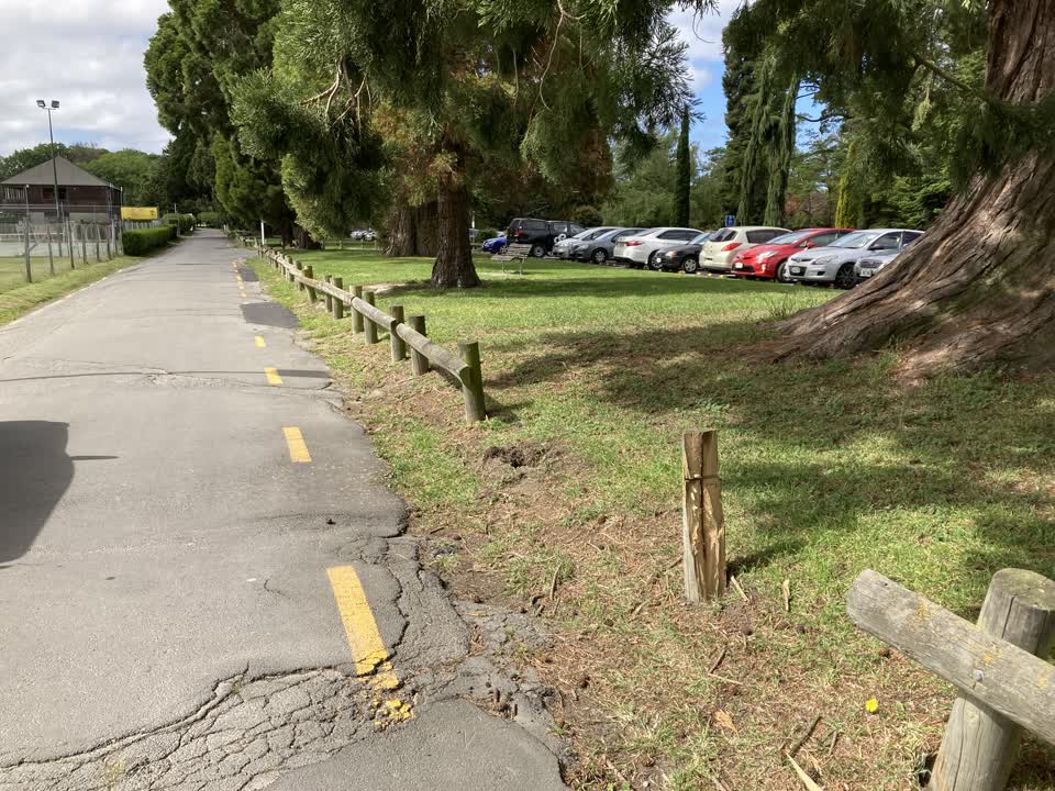 The photograph attached to this parks report