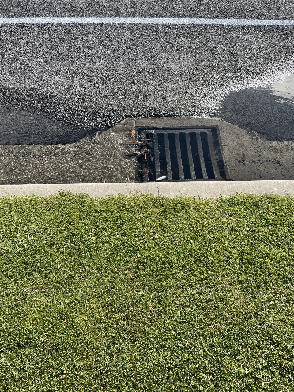 The photograph attached to this wastewater/stormwater report
