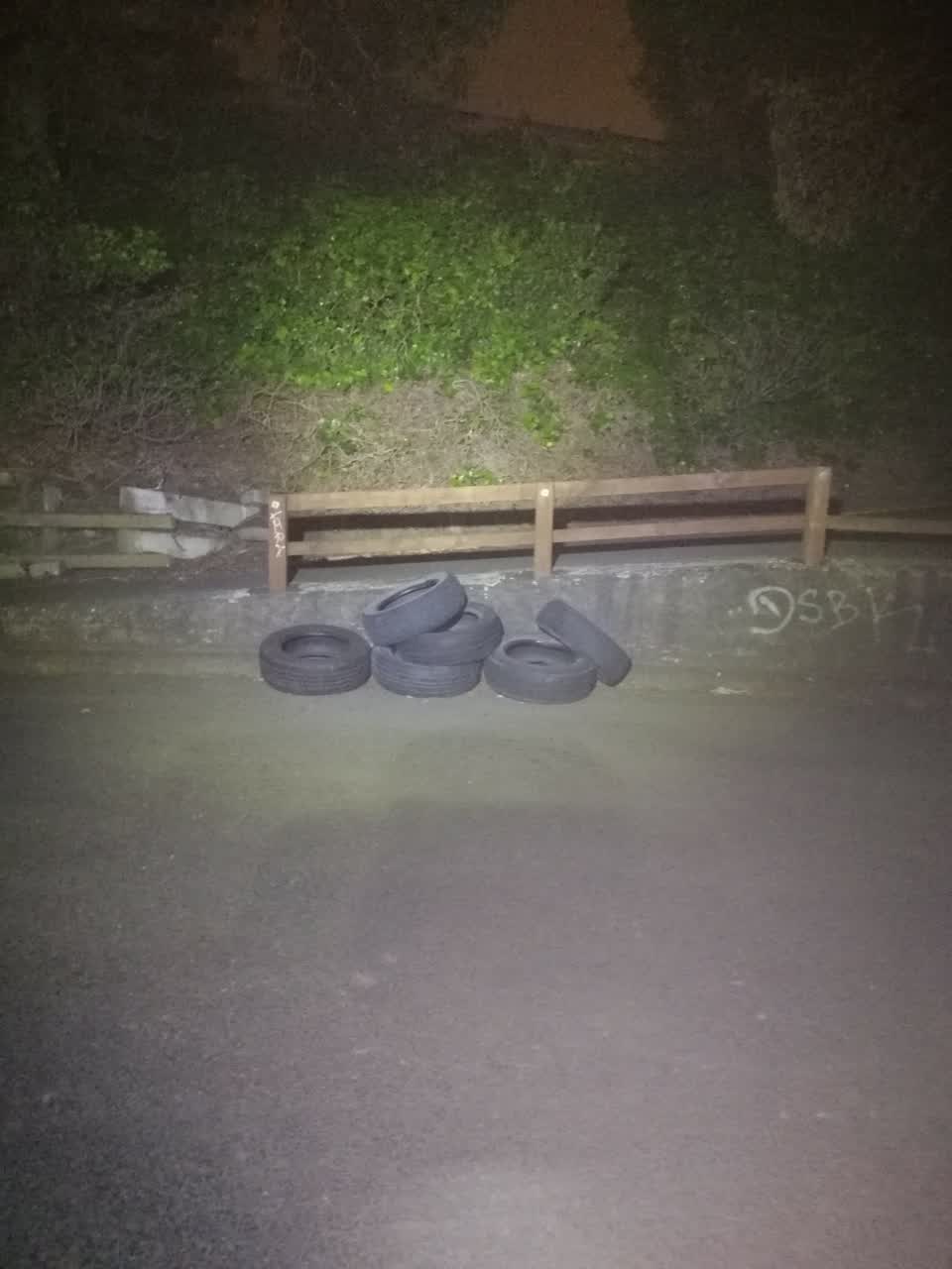The photograph attached to this rubbish/recycling report