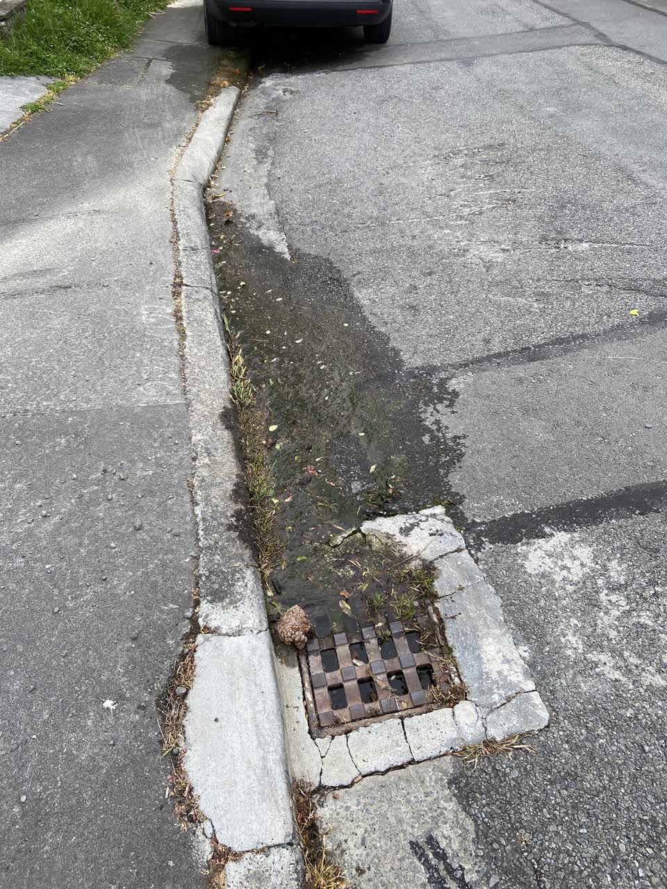 The photograph attached to this wastewater/stormwater report