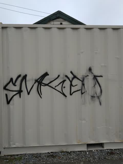 Graffiti, a report photo