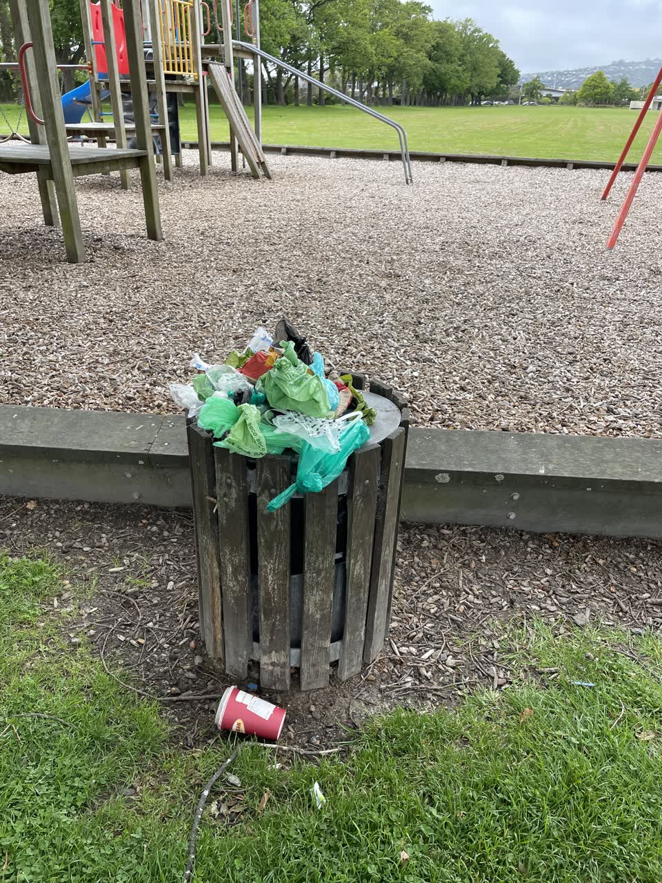 The photograph attached to this parks report