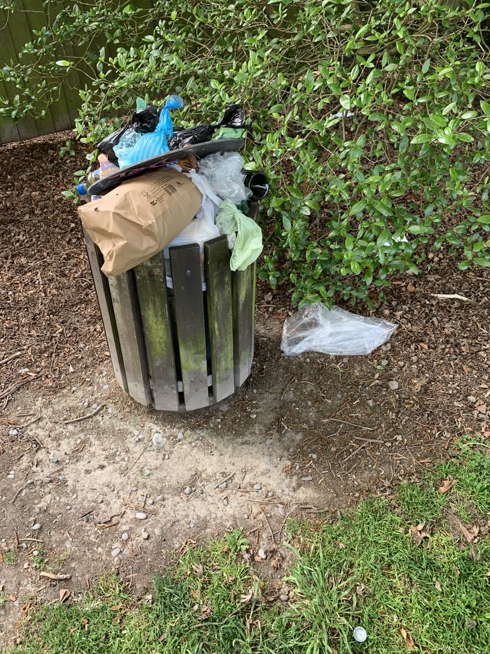 The photograph attached to this parks report