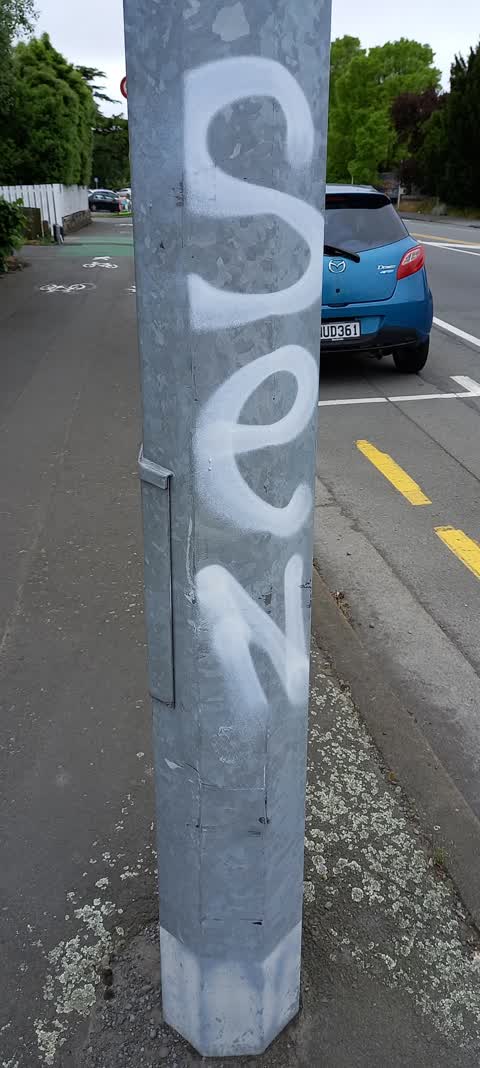 Graffiti, a report photo