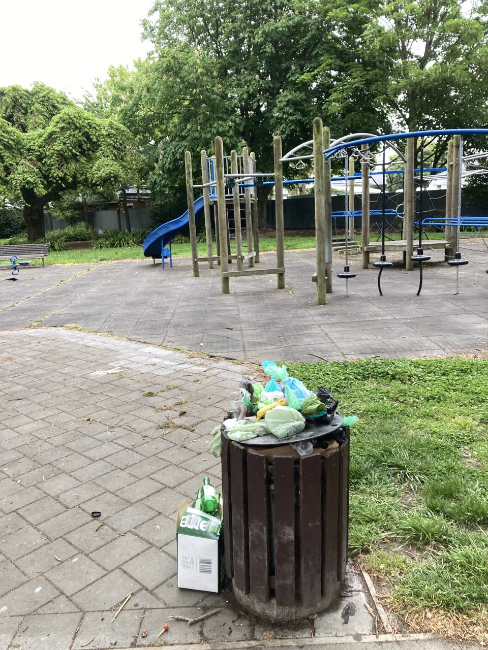 The photograph attached to this parks report