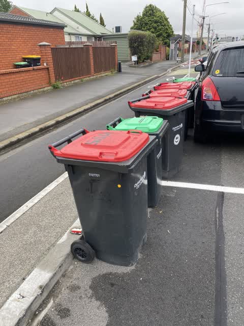 Rubbish/Recycling, a report photo