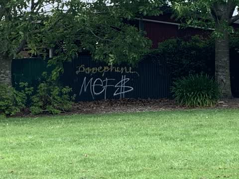 Graffiti, a report photo