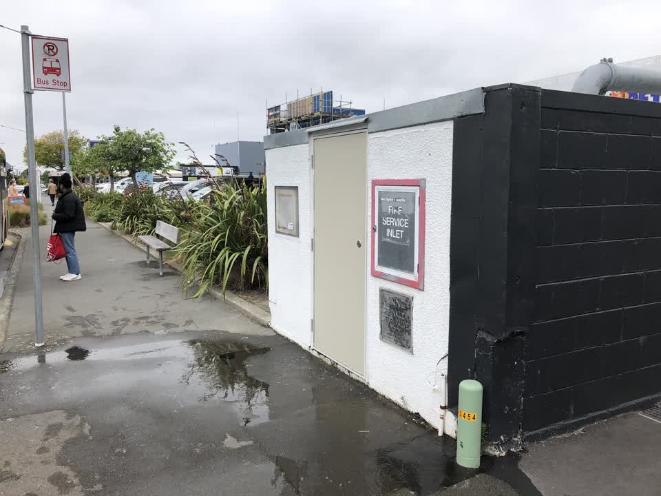 The photograph attached to this water leak report