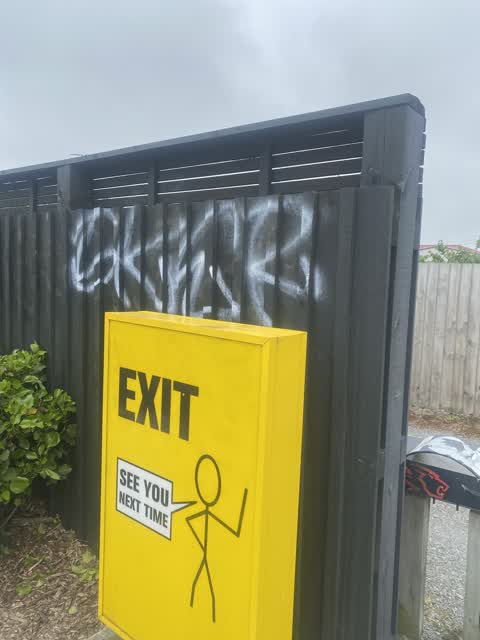 Graffiti, a report photo