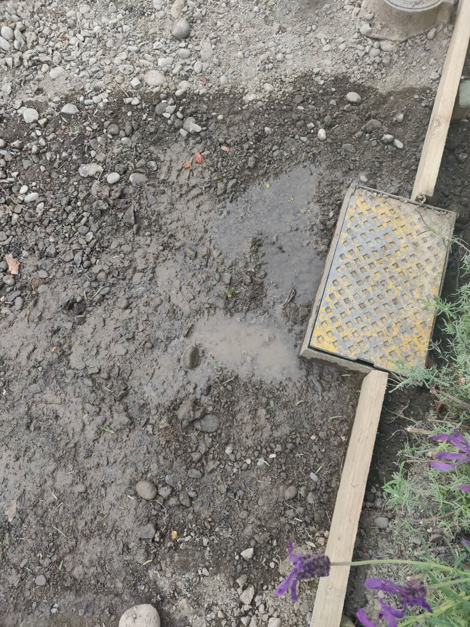 The photograph attached to this water leak report