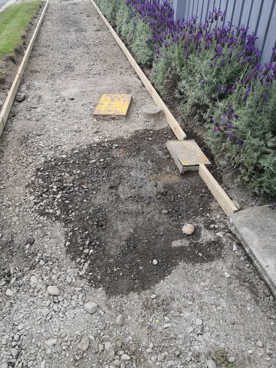 The photograph attached to this water leak report