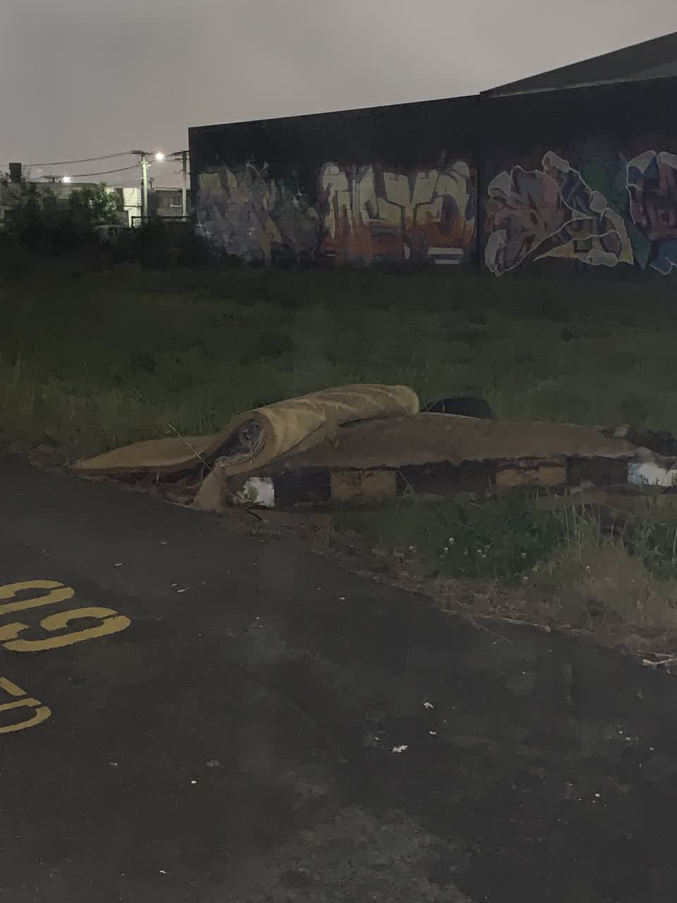 The photograph attached to this rubbish/recycling report