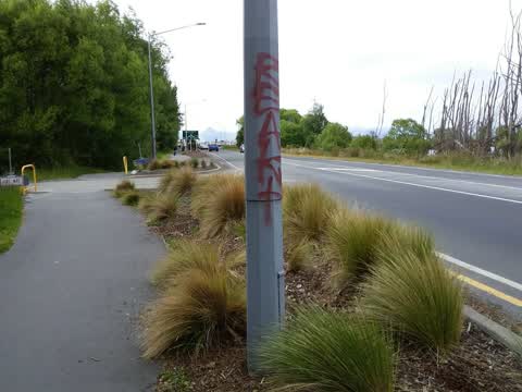 Graffiti, a report photo