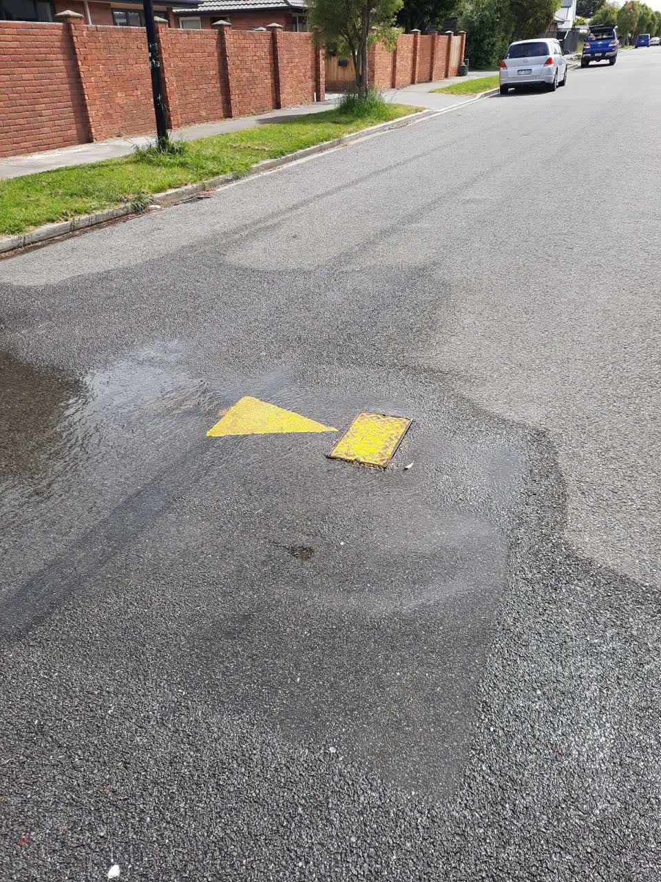 The photograph attached to this water supply report