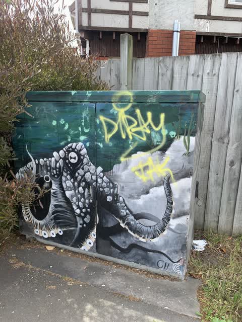 Graffiti, a report photo