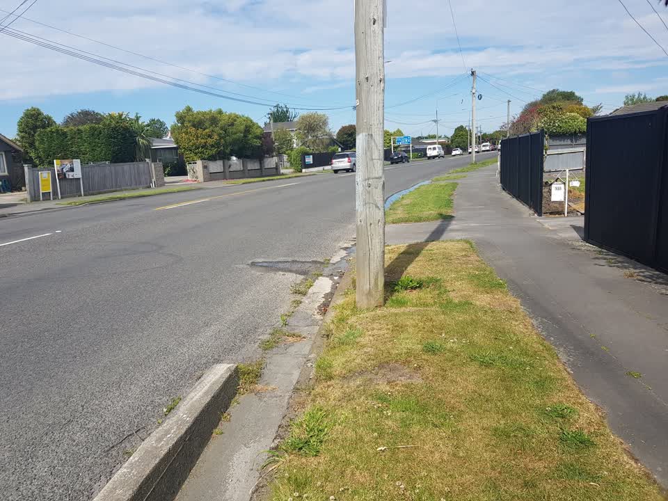 The photograph attached to this water leak report