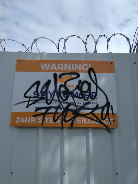Graffiti, a report photo