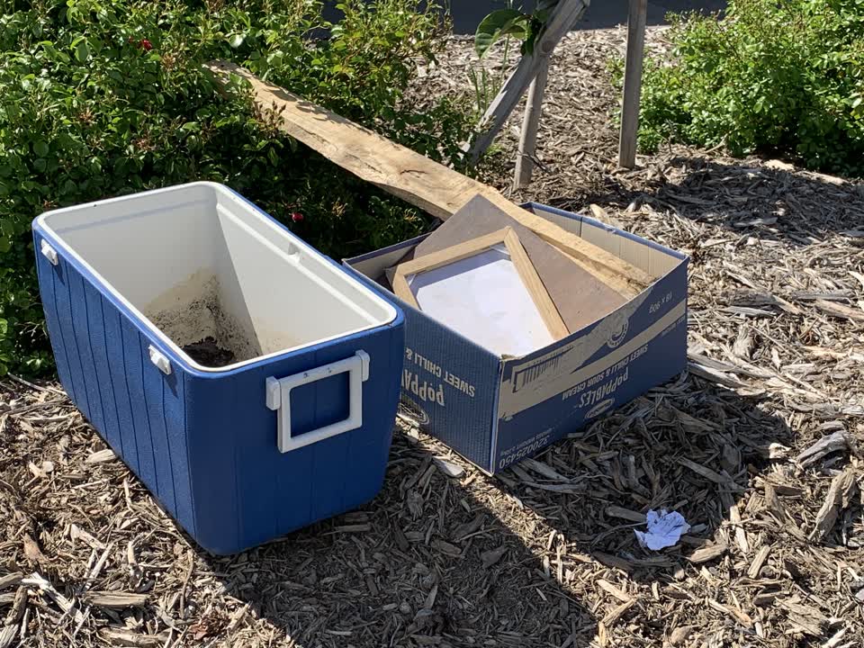 The photograph attached to this rubbish/recycling report