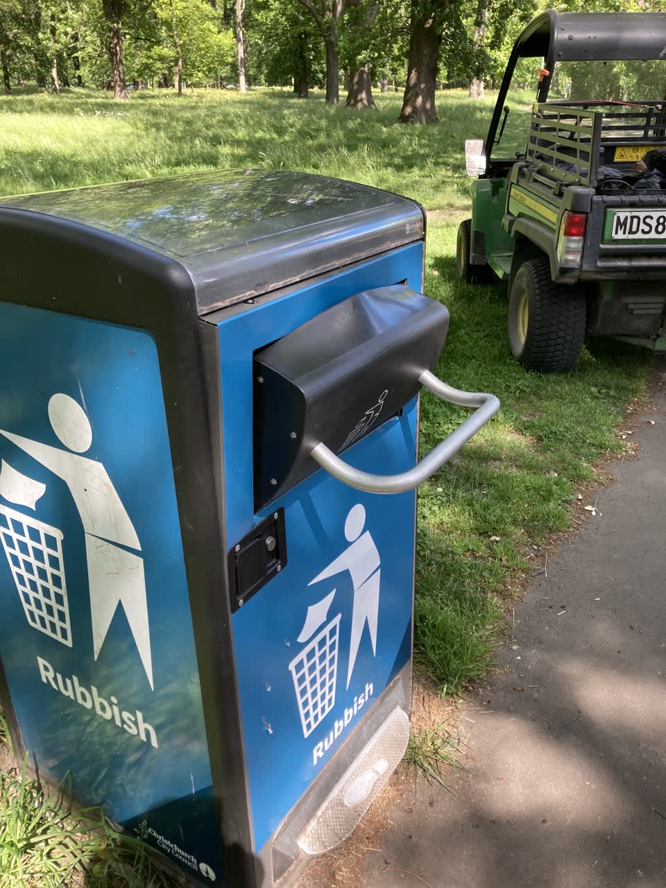 The photograph attached to this parks report