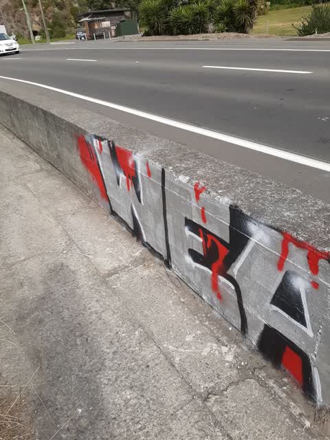Graffiti, a report photo
