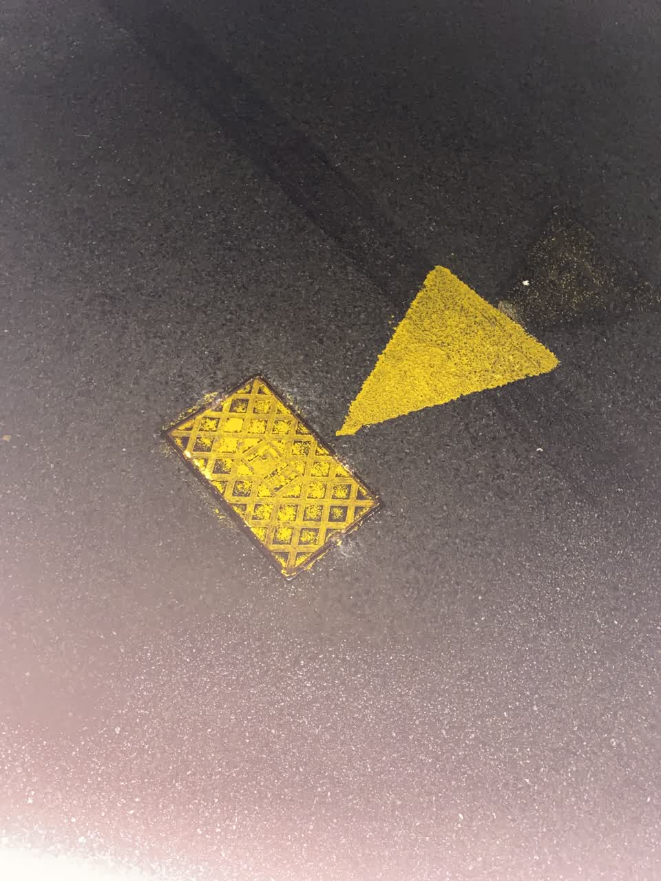 The photograph attached to this water leak report