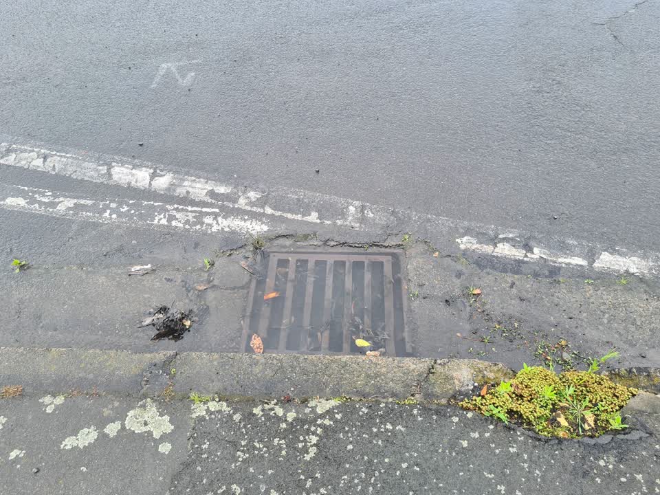 The photograph attached to this wastewater/stormwater report