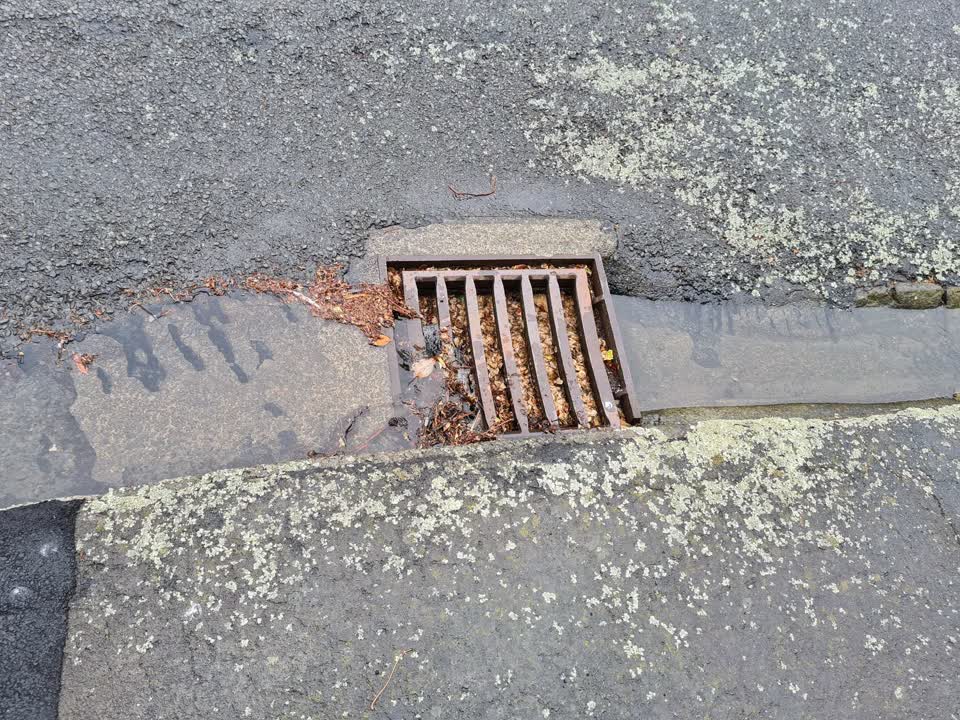 The photograph attached to this wastewater/stormwater report