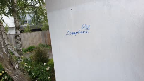 Graffiti, a report photo
