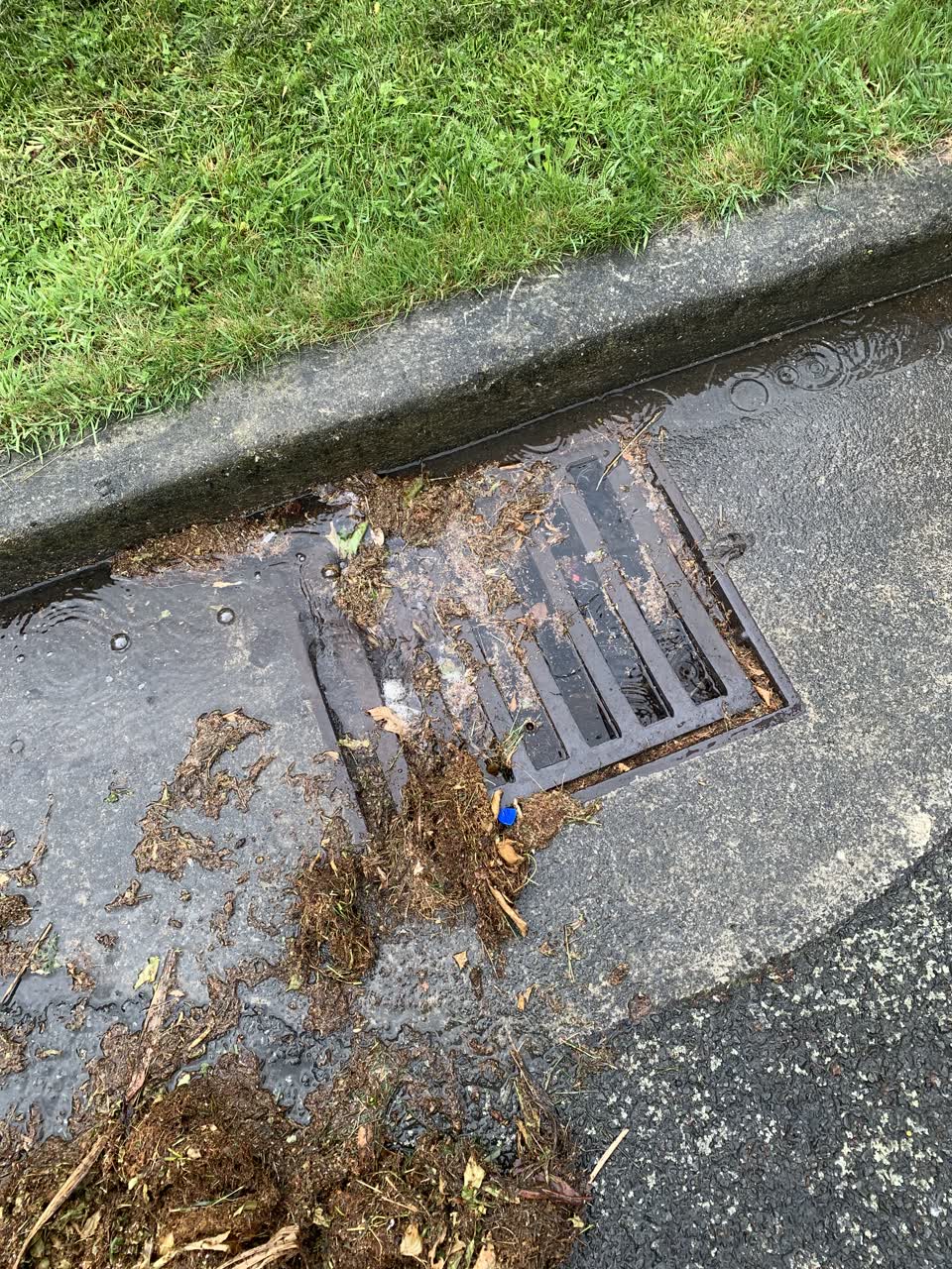 The photograph attached to this wastewater/stormwater report