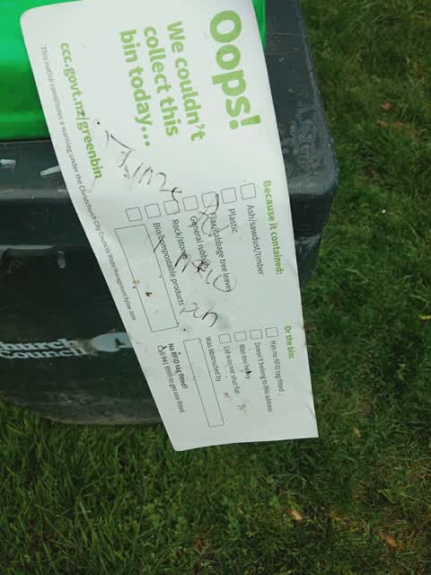 Rubbish/Recycling, a report photo