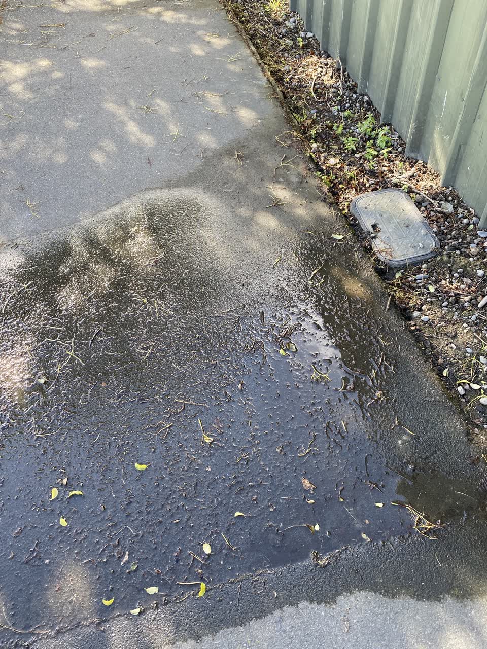 The photograph attached to this water supply report