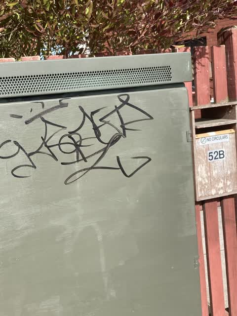 Graffiti, a report photo
