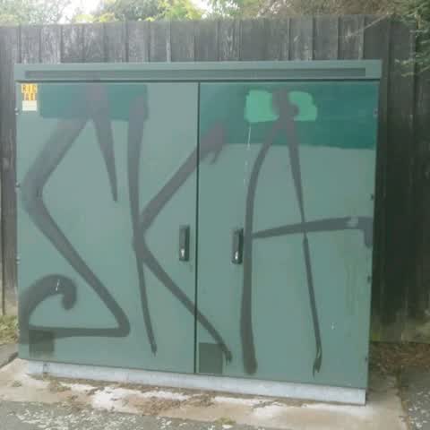 Graffiti, a report photo