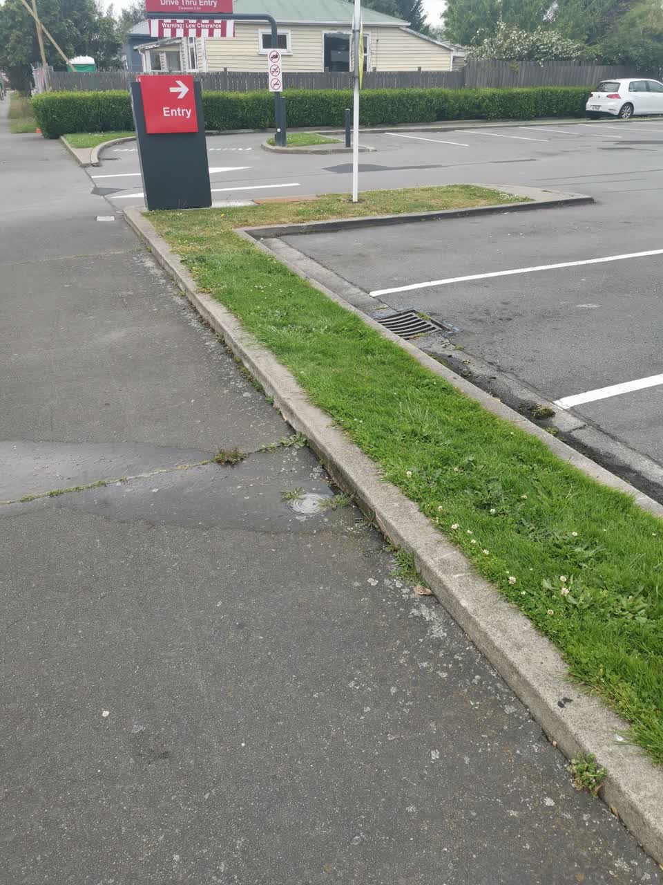 The photograph attached to this water leak report